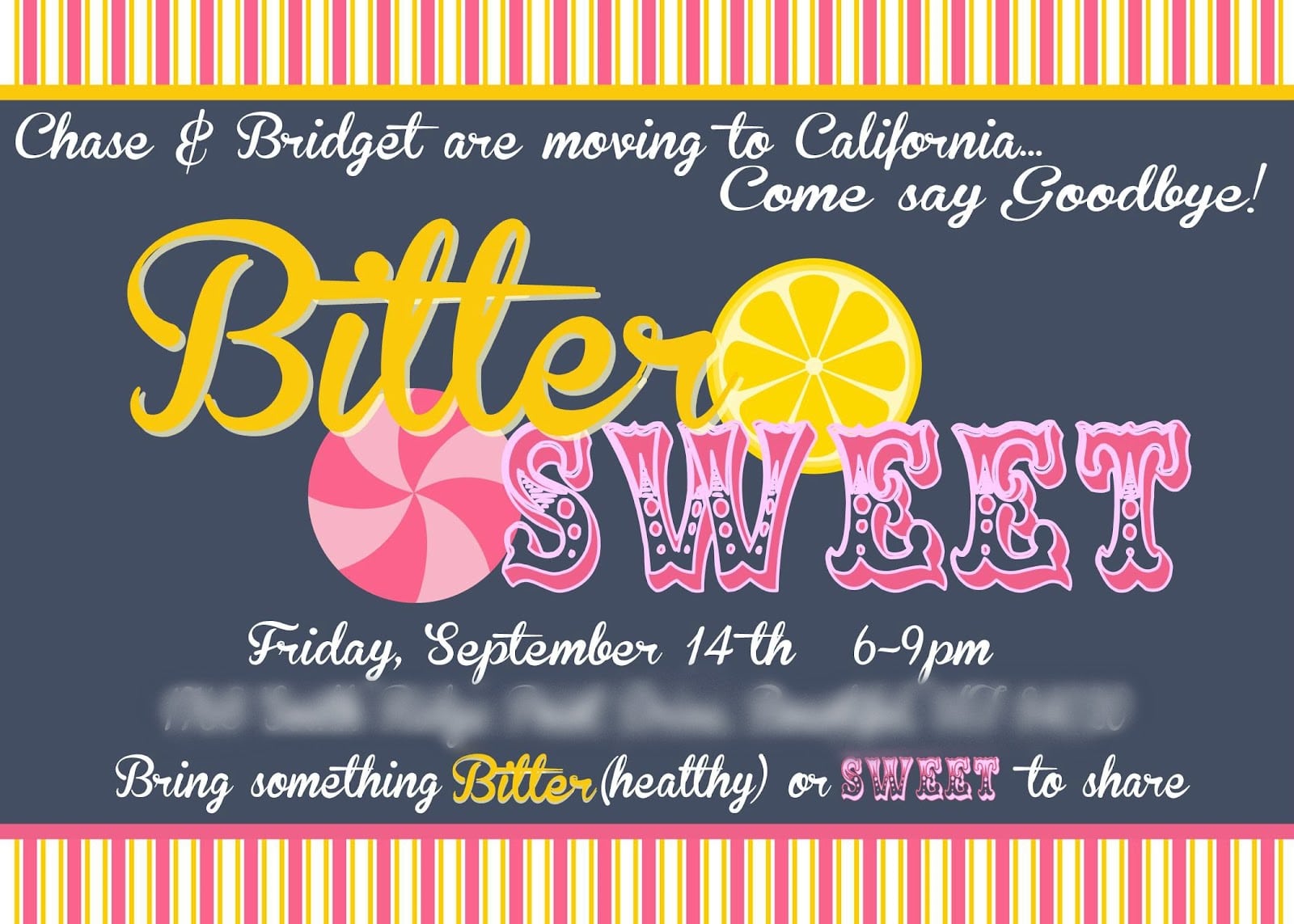 Goodbye Dinner Invitation