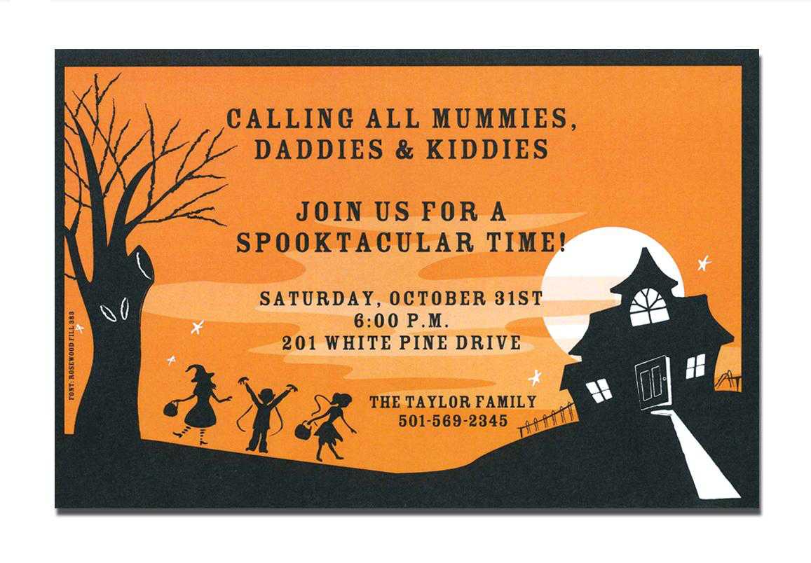 Halloween Housewarming Party Invitations Amazing Halloween