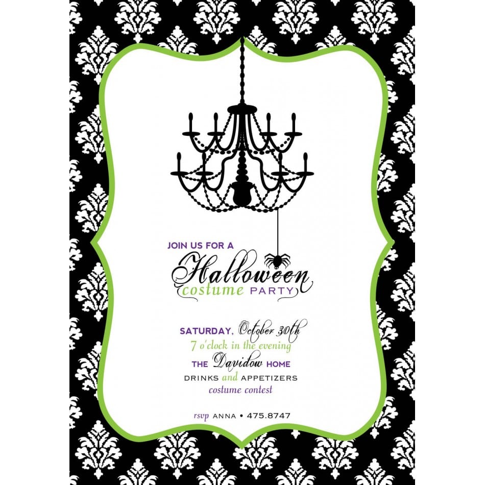 Halloween Party Invitation Templates Free Elegant Halloween Party
