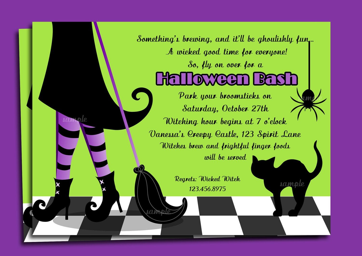 Halloween Party Invitation Wording