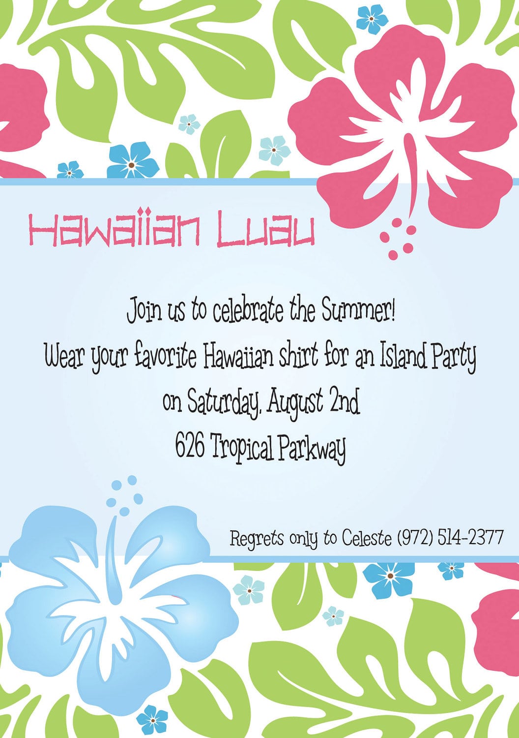 Hawaiian Luau Party