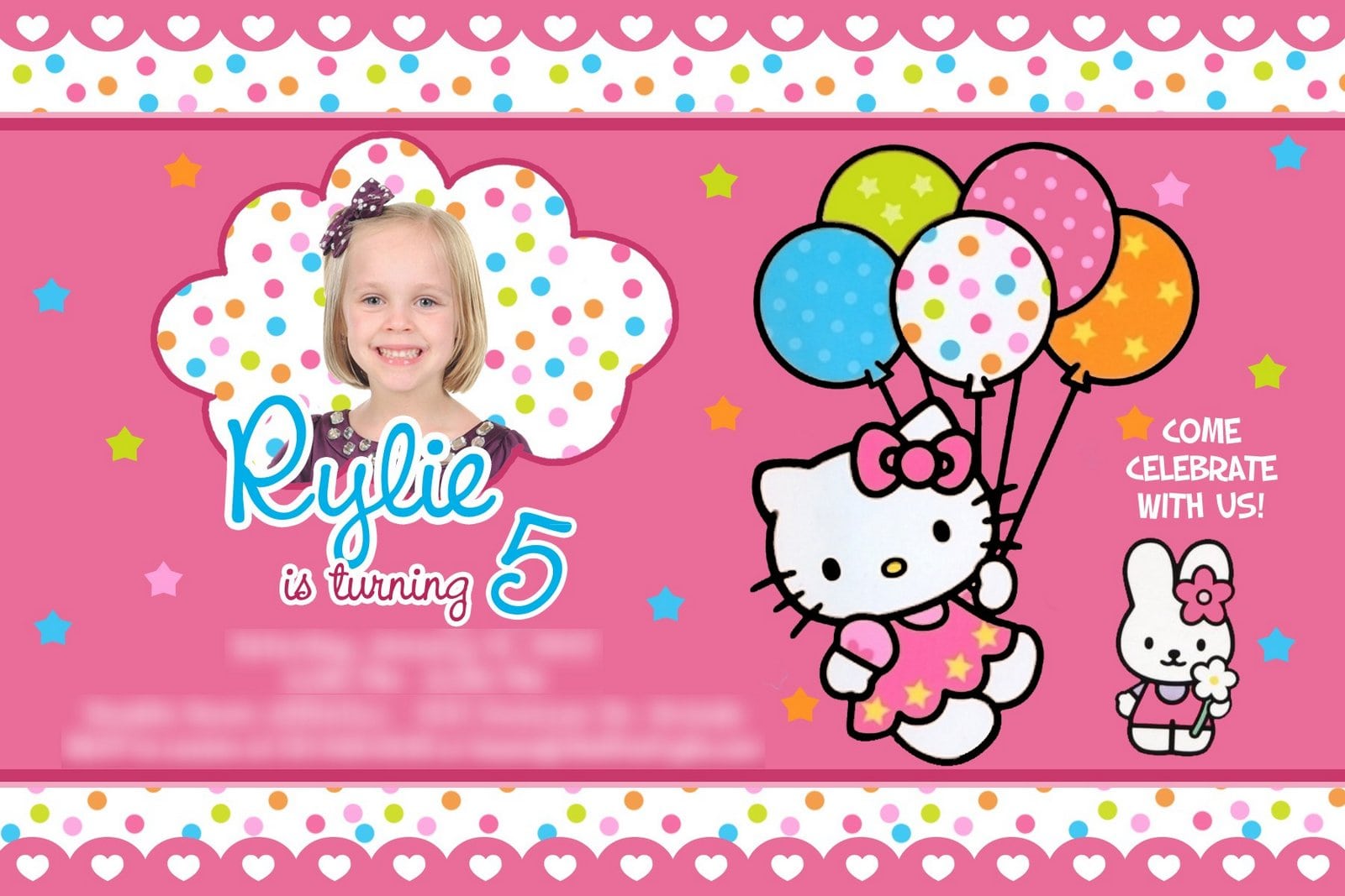 Hello Kitty Birthday Invitations