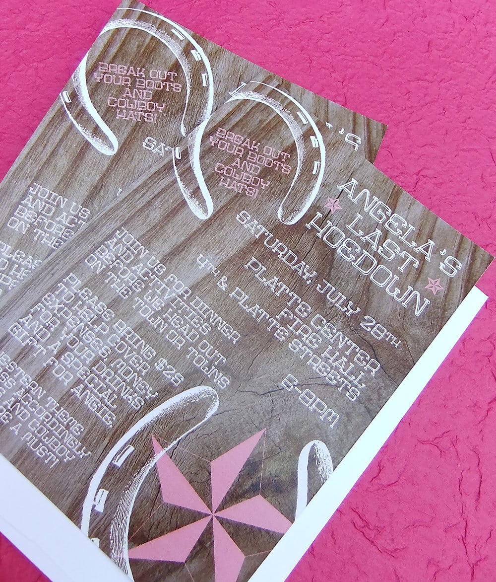 Hoedown Invitation