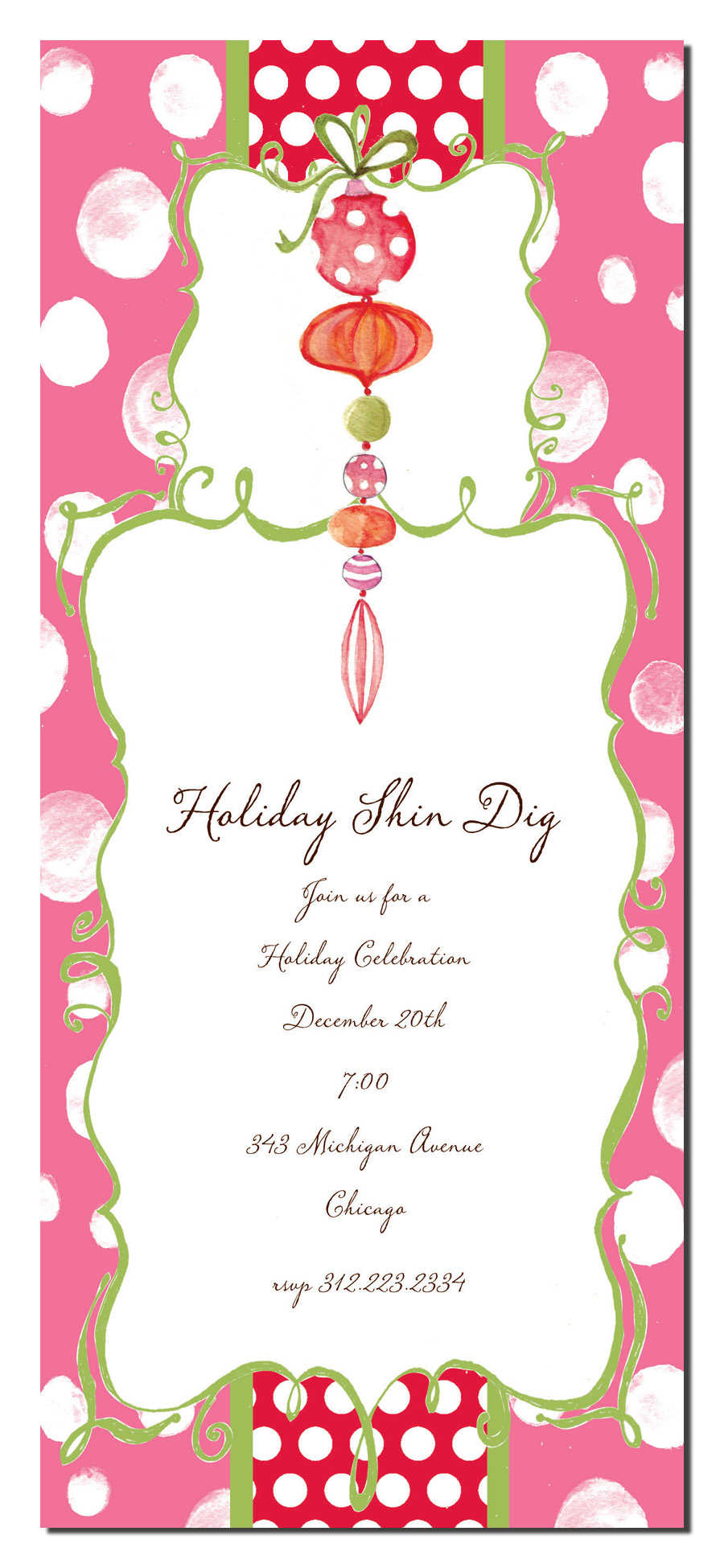 Holiday Party Invitations