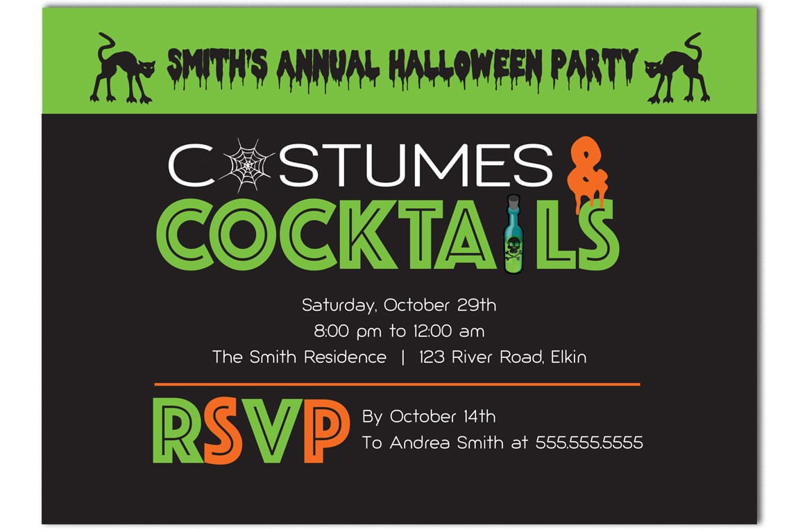 Holiday Party Invitations Printing