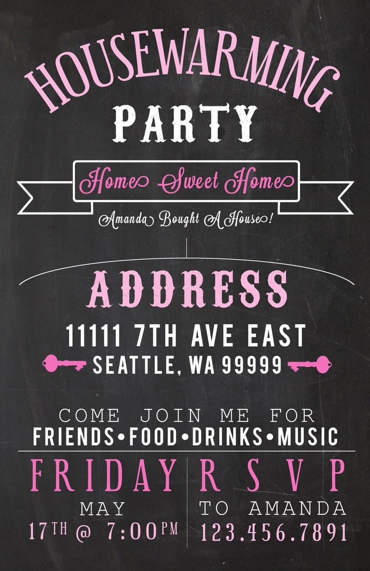 Housewarming Party Invitations