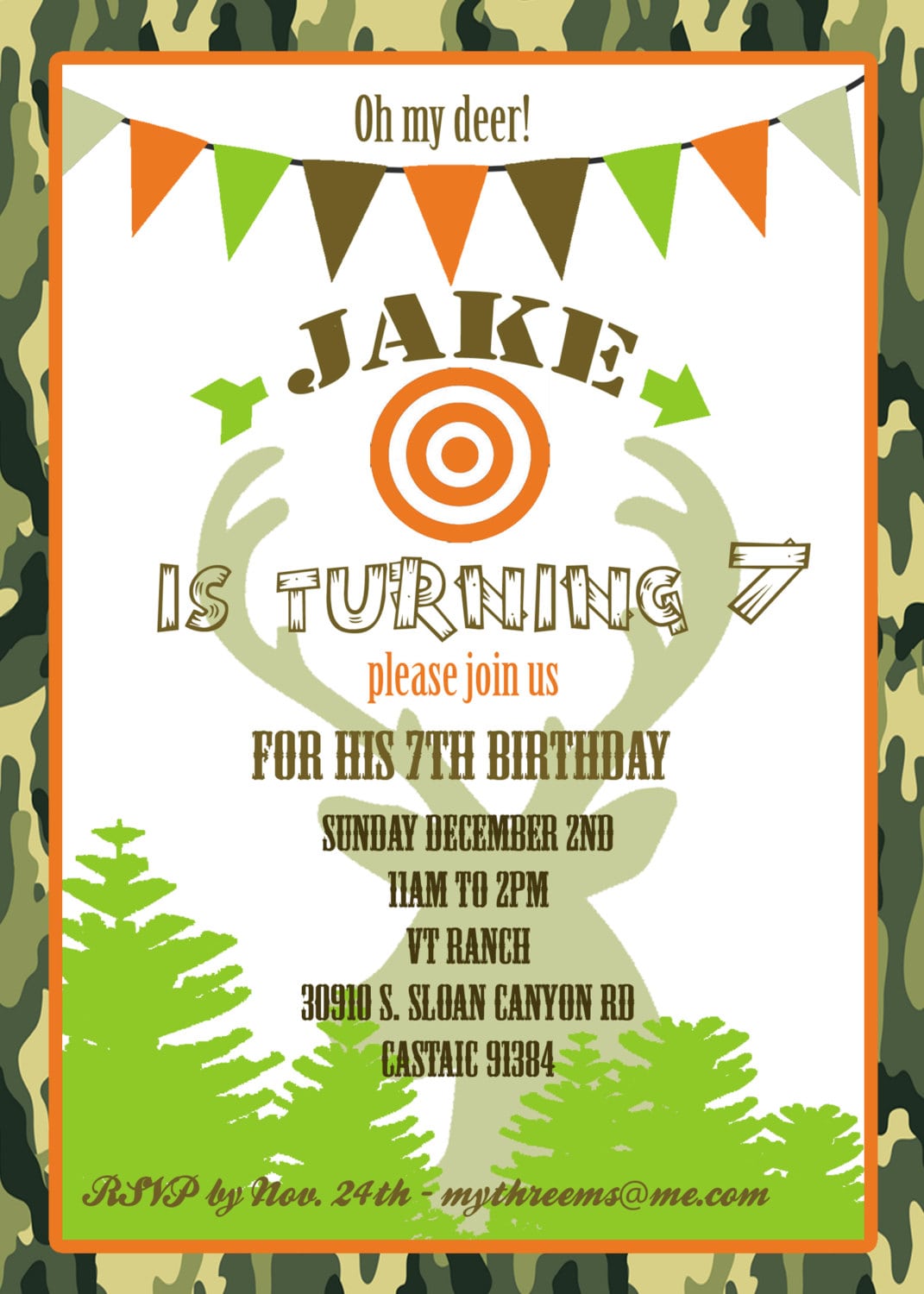 Hunting Party Invitation