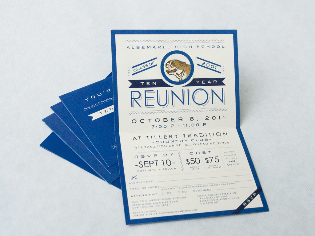 Impressive Reunion Party Invitations Plus Colorful Background