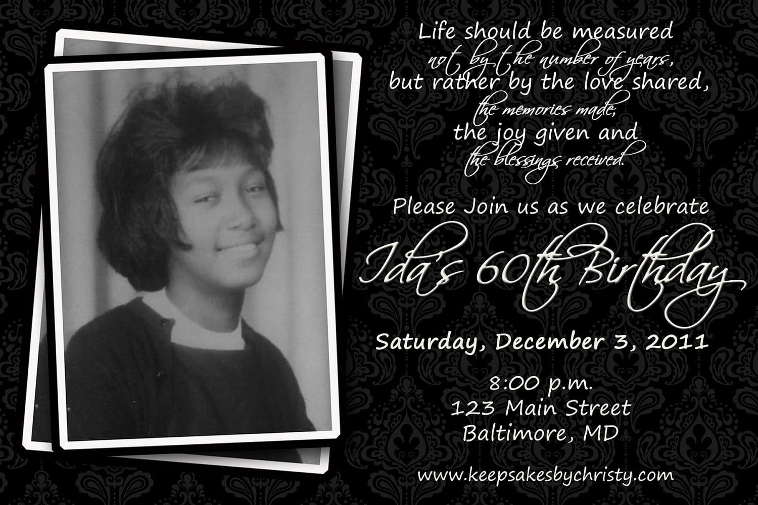 Invitation Wording For 70th Birthday Surprise Party