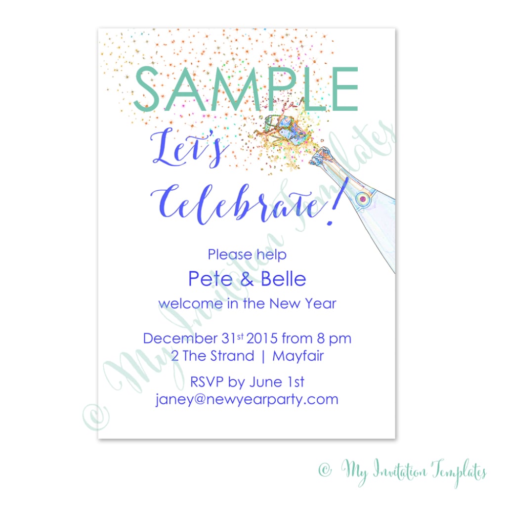 Invitation Wording New Years Eve Party