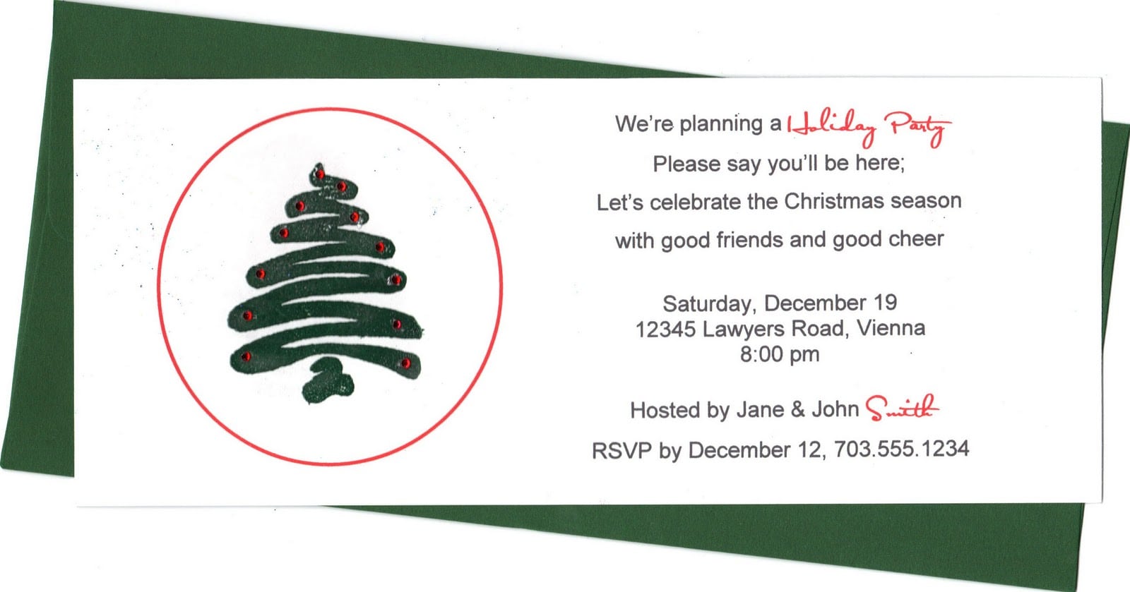 Invitation Wording Party