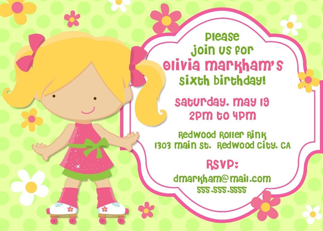 Invitations For Birthday Party