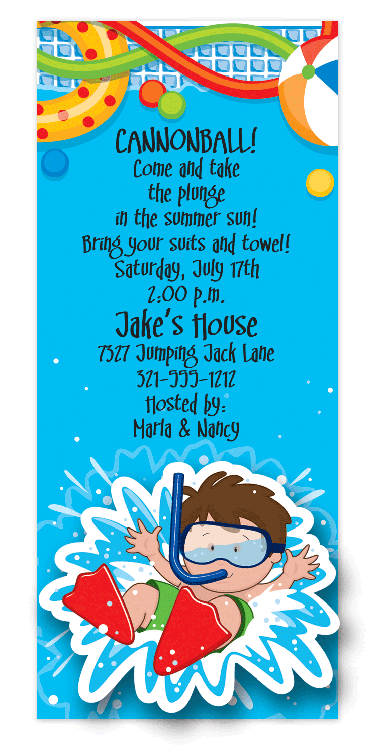 Invitations, Snail Mail Invitations,party Invitations,paper So