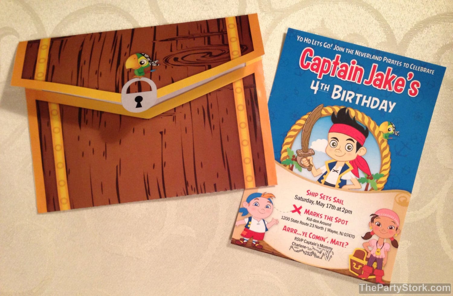 Jake And The Neverland Pirate Invitations Jake And The