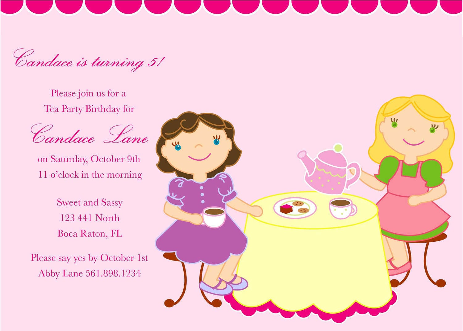 Kid Birthday Party Invitations