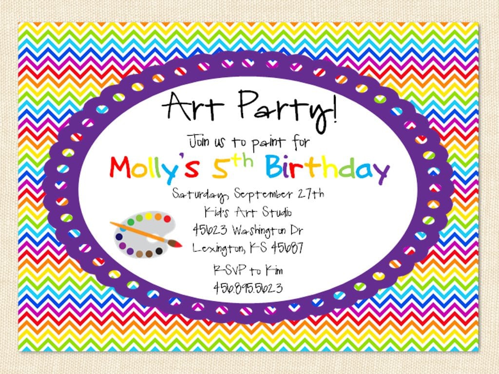 Kids Party Invitation Wording