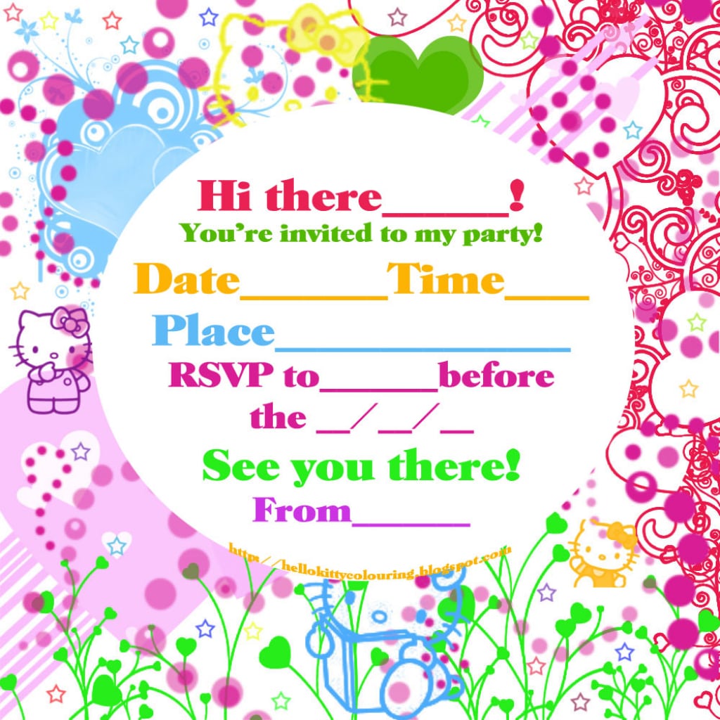 Kitty Party Invitation Cards