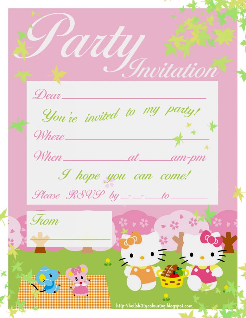 Kitty Party Invitation Cards