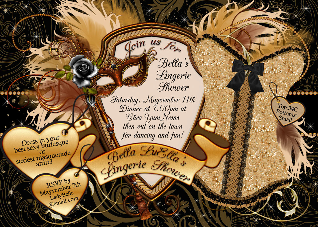 Masquerade Bachelorette Party Invitation By Bellaluella On Etsy
