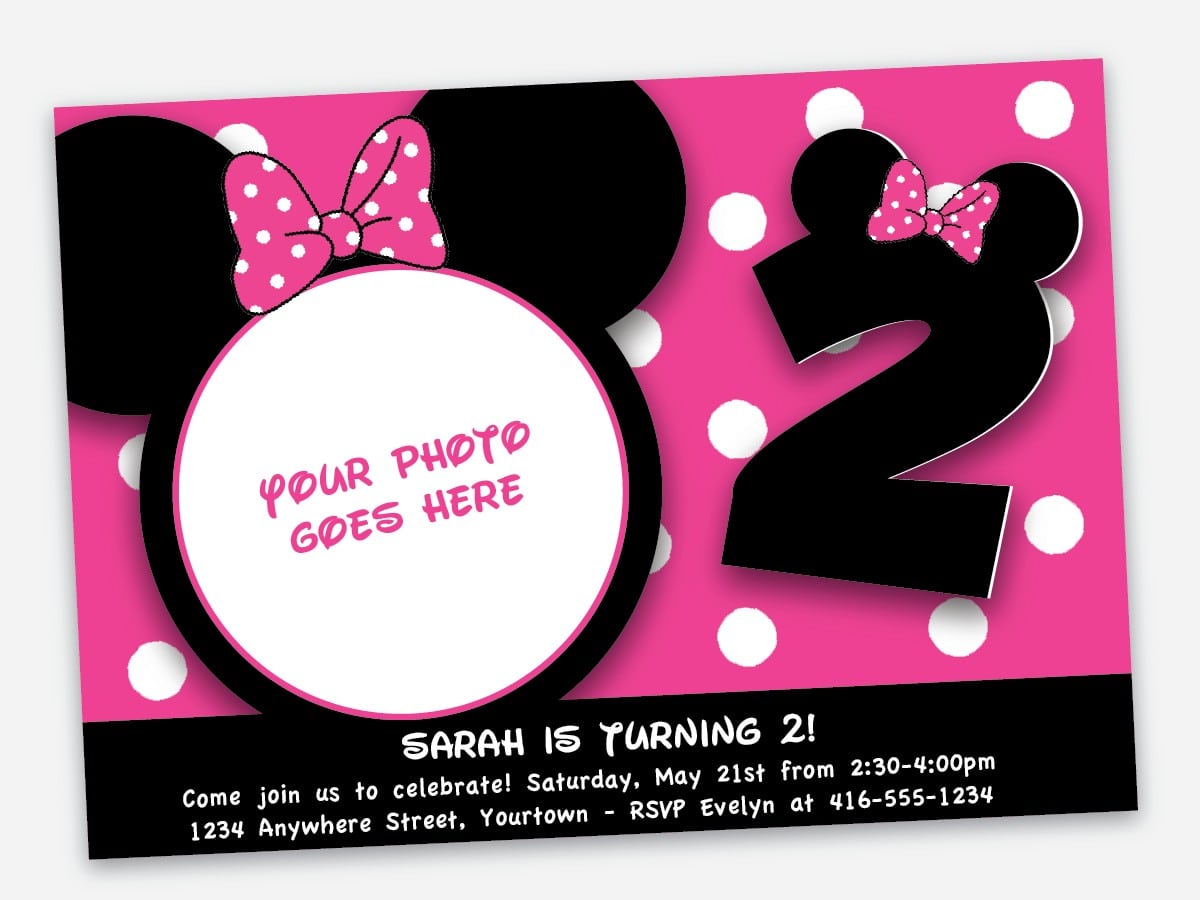 Minnie Mouse Party Invitations