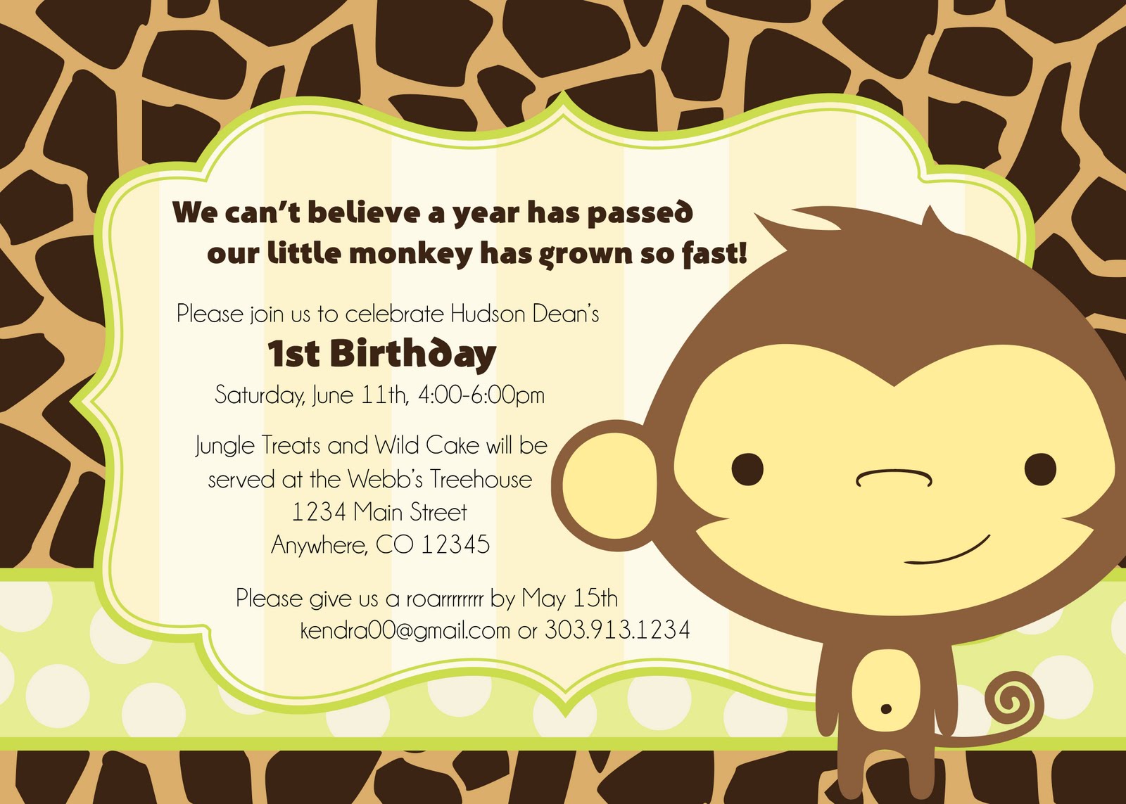 Monkey Party Invitations - Mickey Mouse Invitations Templates