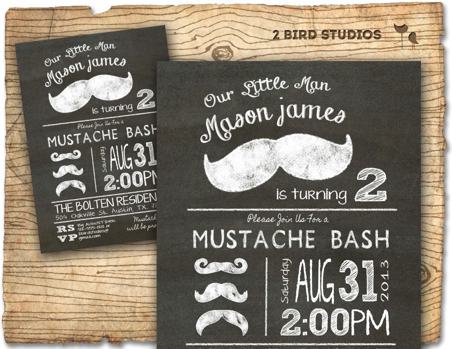 Mustache Bash Mustache Birthday Party Invitation Mustache By