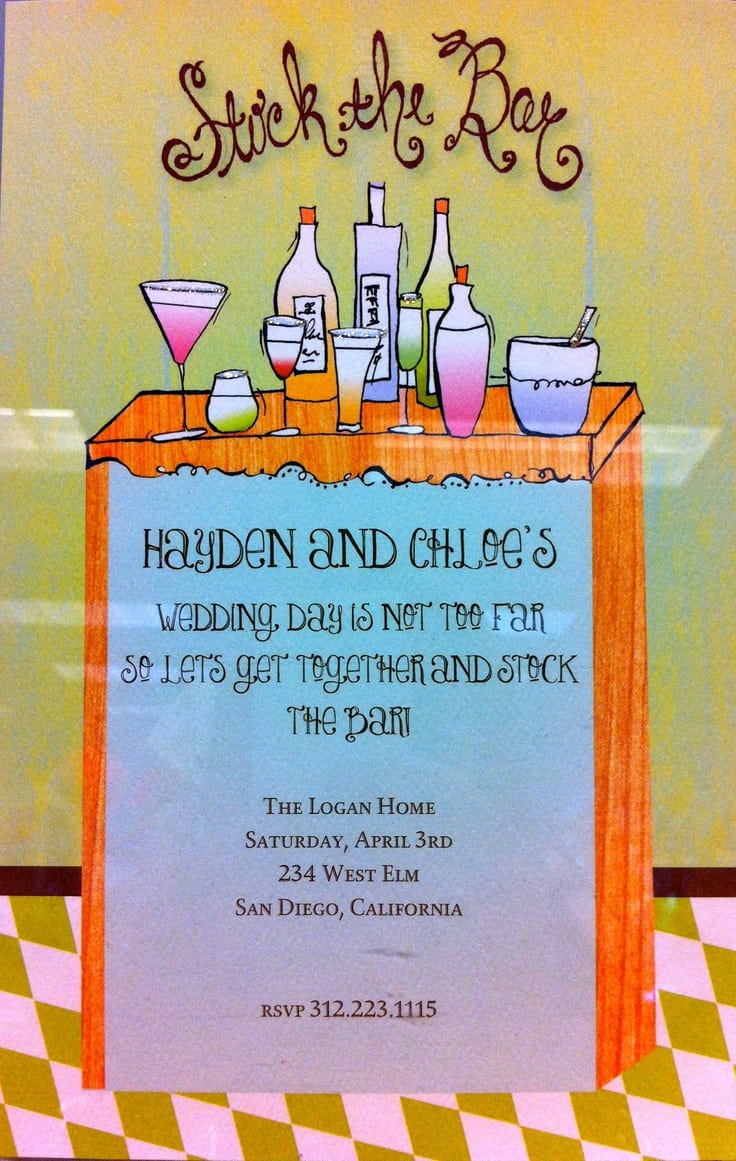 Nice Invitation Card Sample Idea With Wedding Day And Stock The