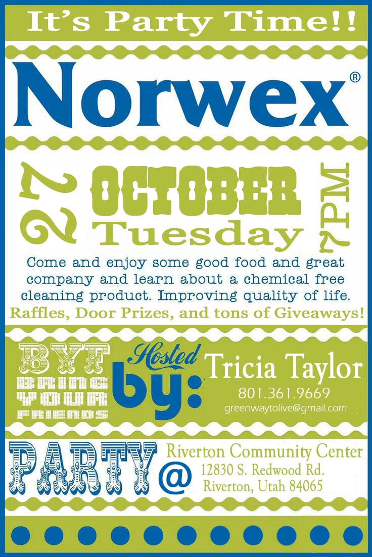 Norwex Party Invitation