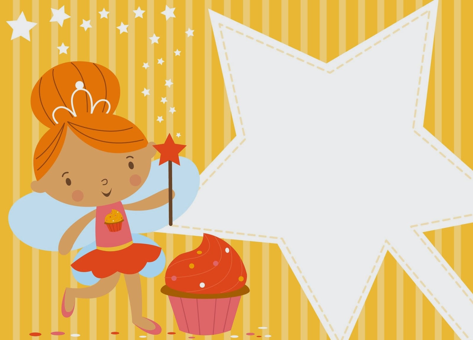 Oh My Baby!  Free Printable Fairy Babies Party Invitations