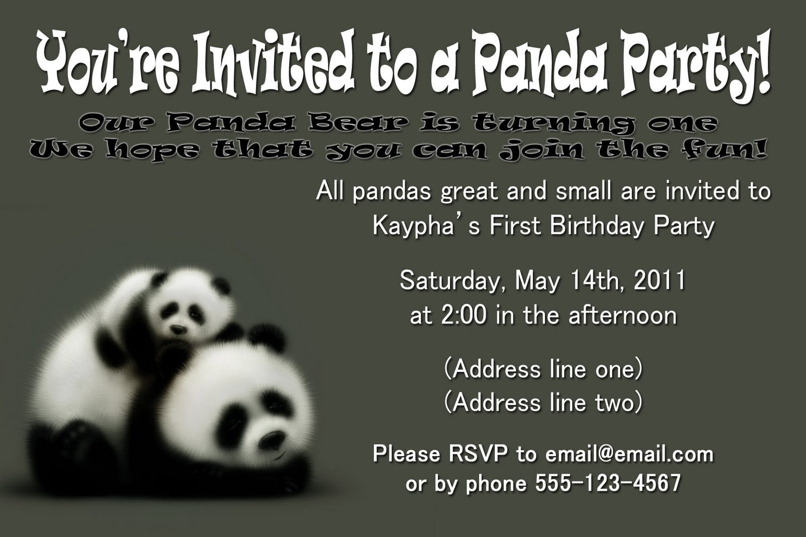 Panda Party Wrap Up