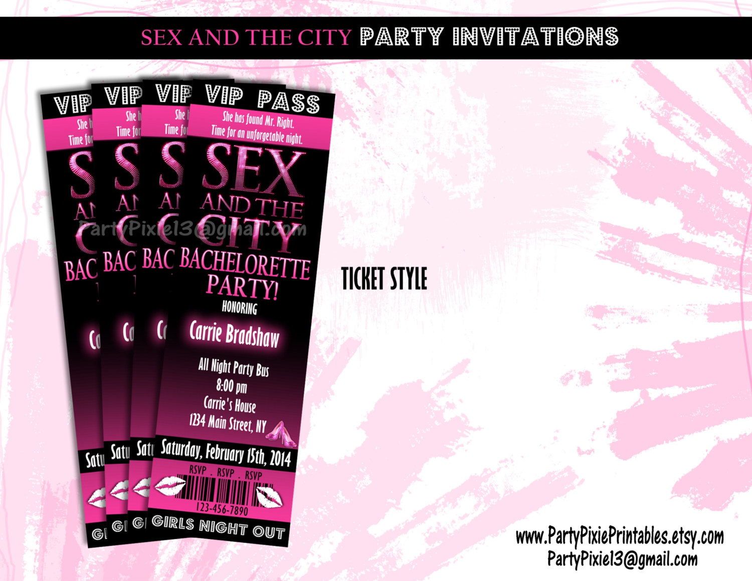 Party Bus Invitations