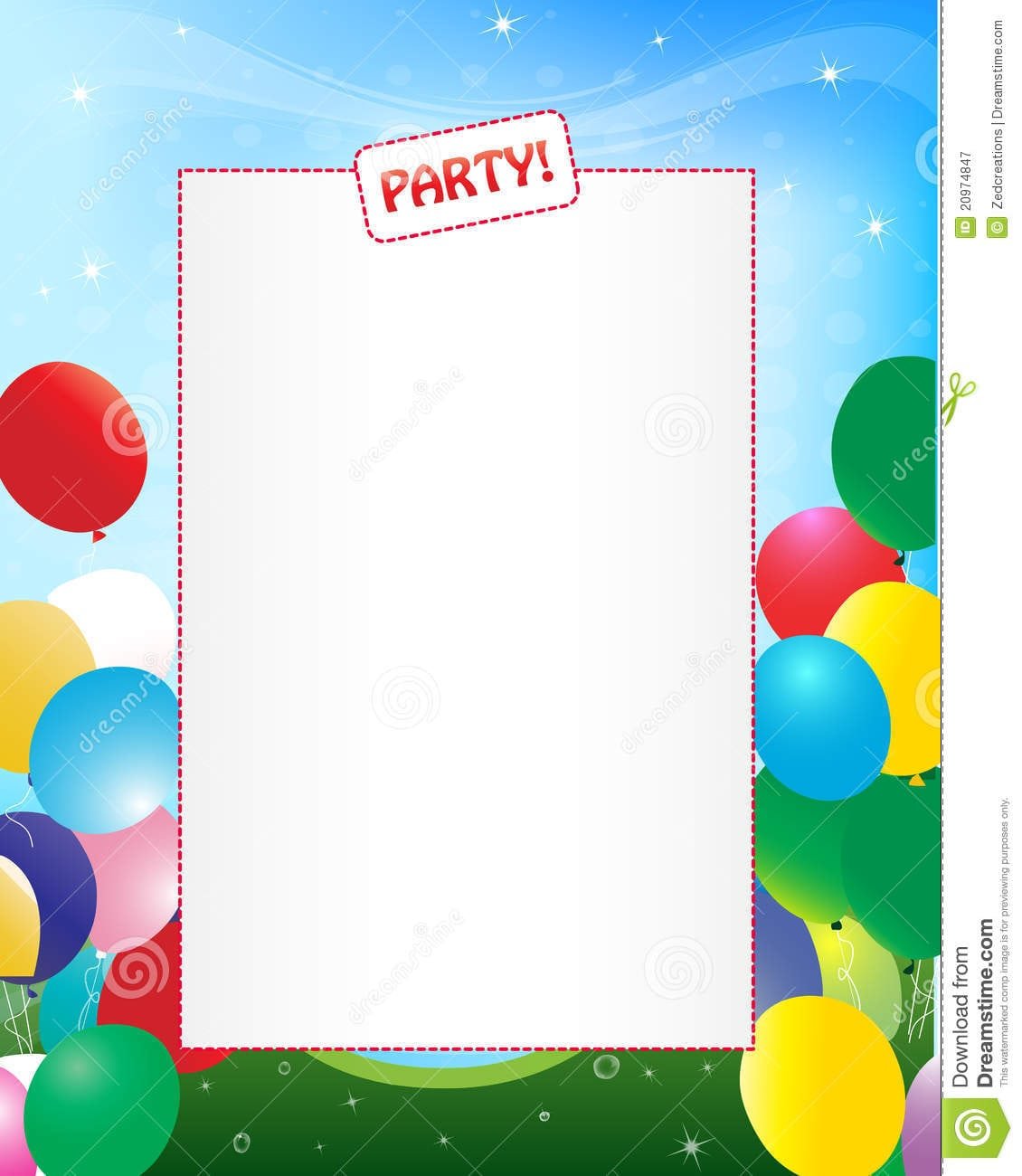 Party Invitation Background Royalty Free Stock Photography