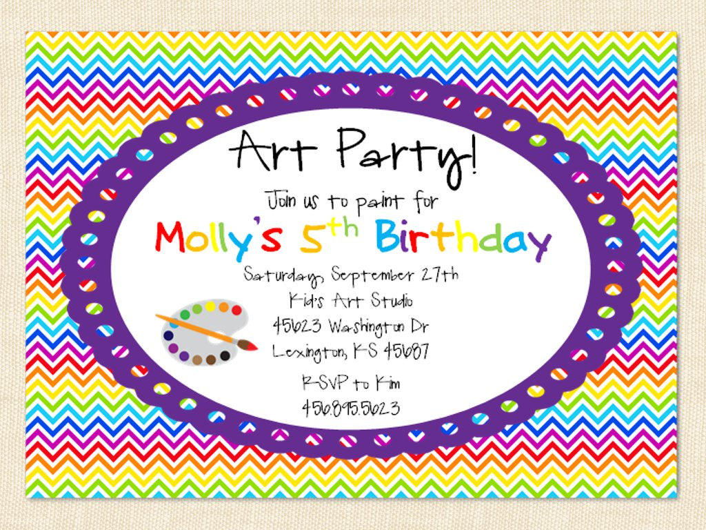 Party Invitation Wording