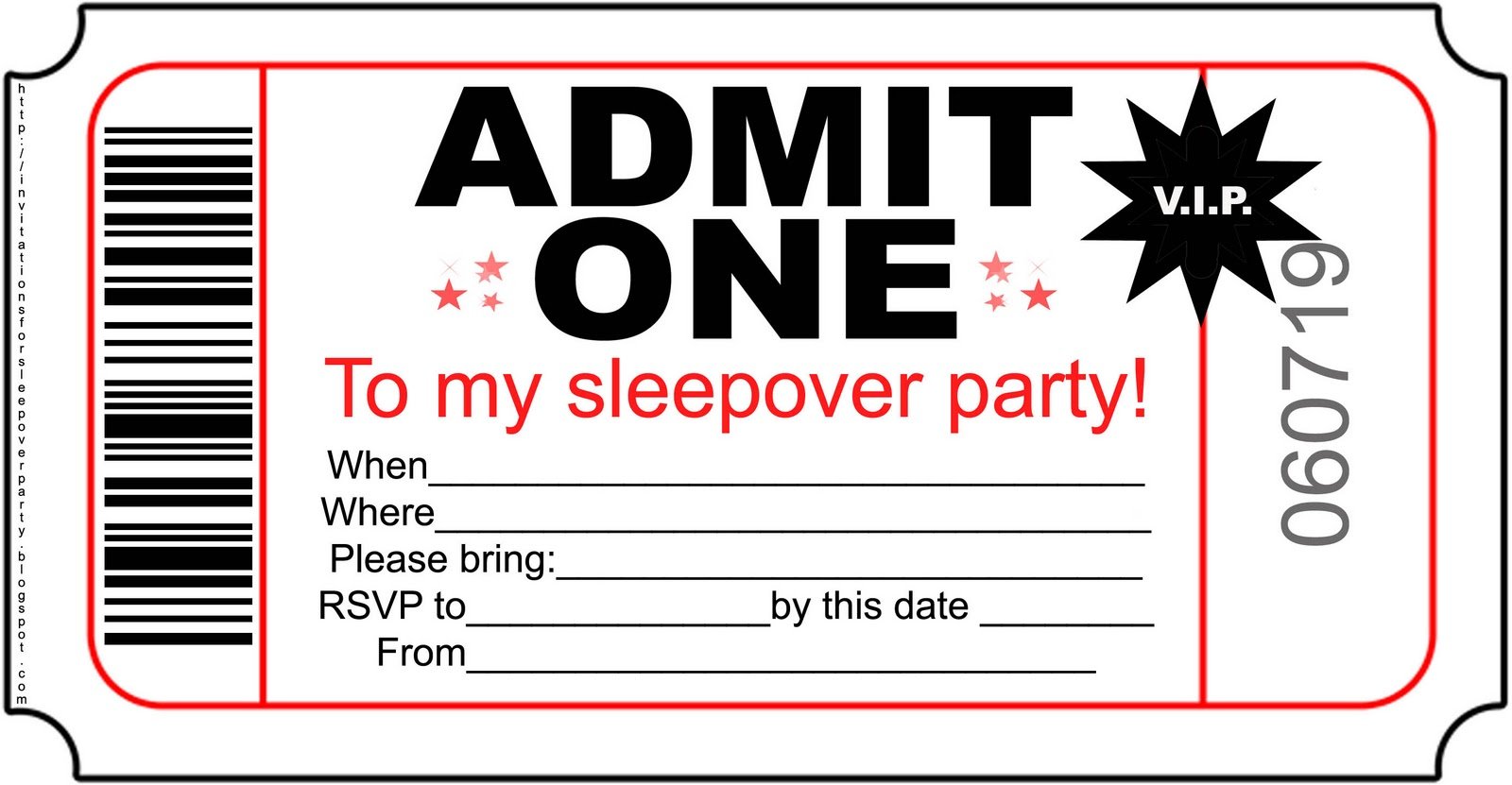 Party Invites Template