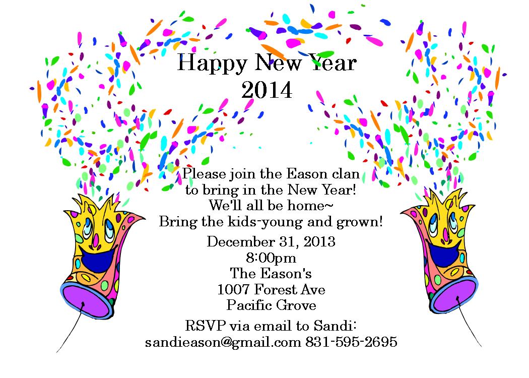 Party White Schemed With New Year's Eve Dinner Party Invitation