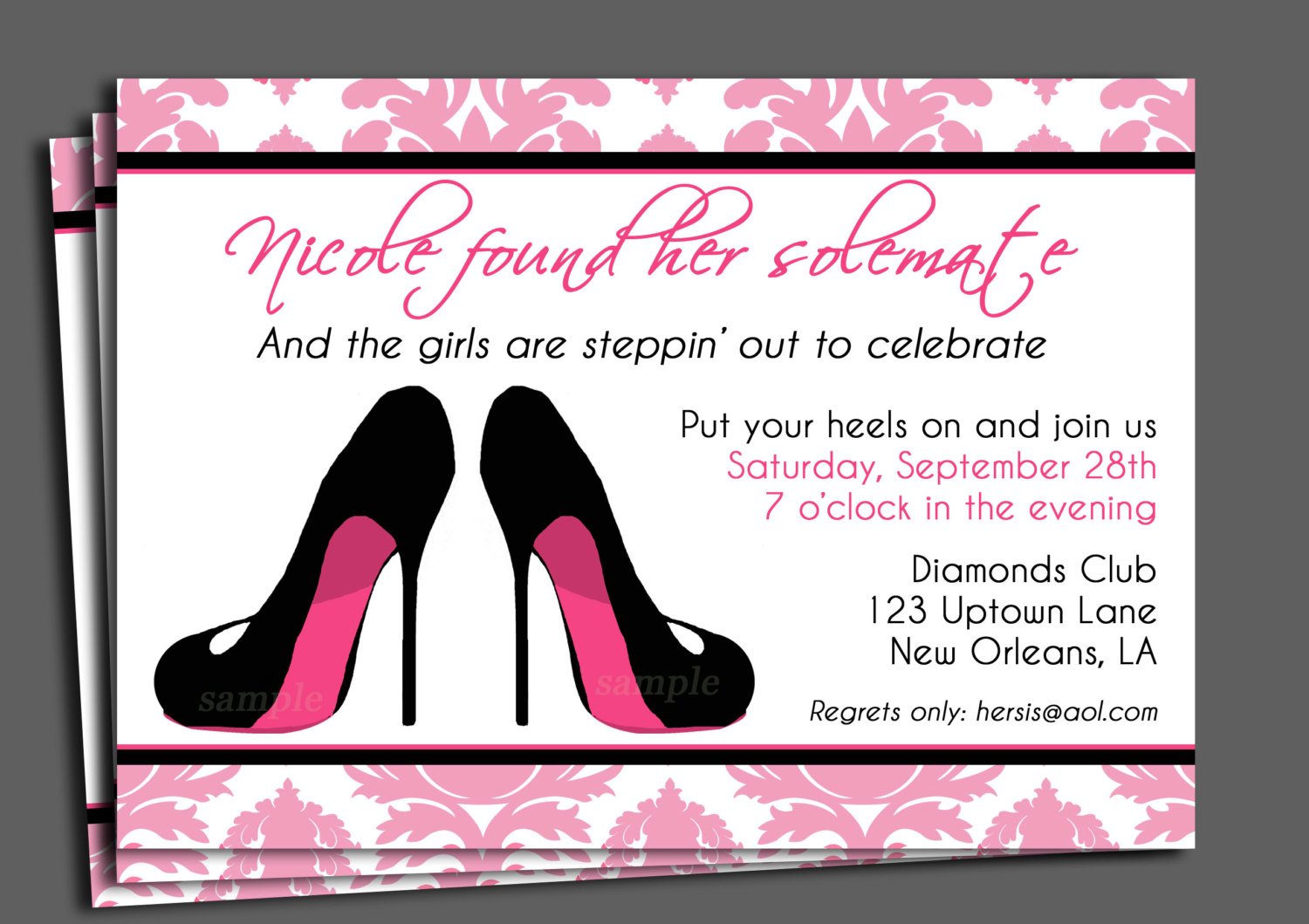 Perfect Bachelorette Party Invitation Wording Samples Known