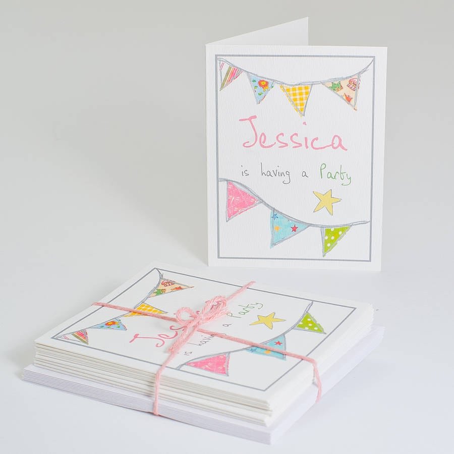 Personalised Children's Party Invitations By Violet Pickles