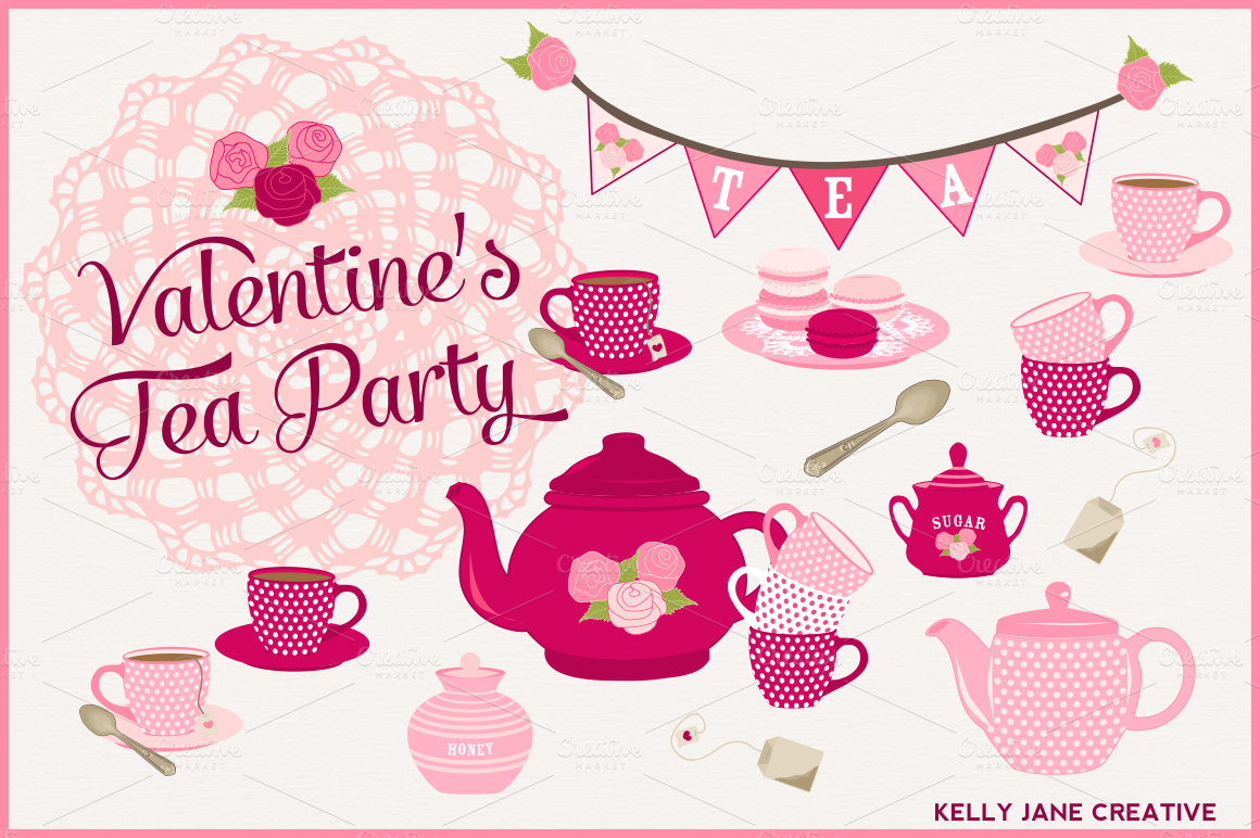 Princess Tea Party Clipart