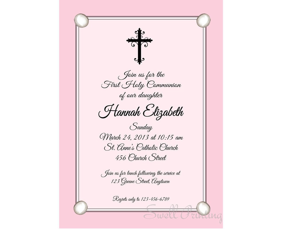 Printable Confirmation Invitation By Swell Printing