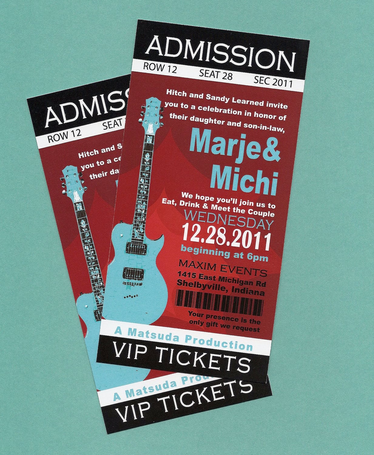 Printable Diy Concert Rock N' Roll Birthday, Concert Tickets