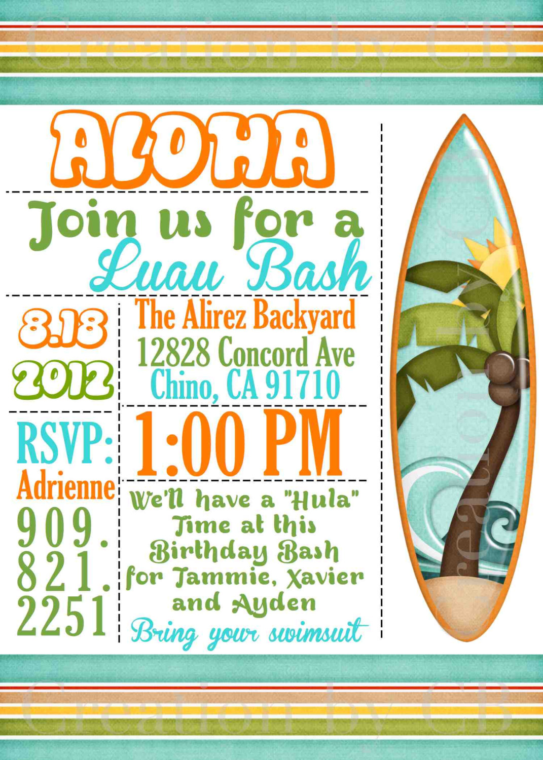 Printable Free Party Invitations
