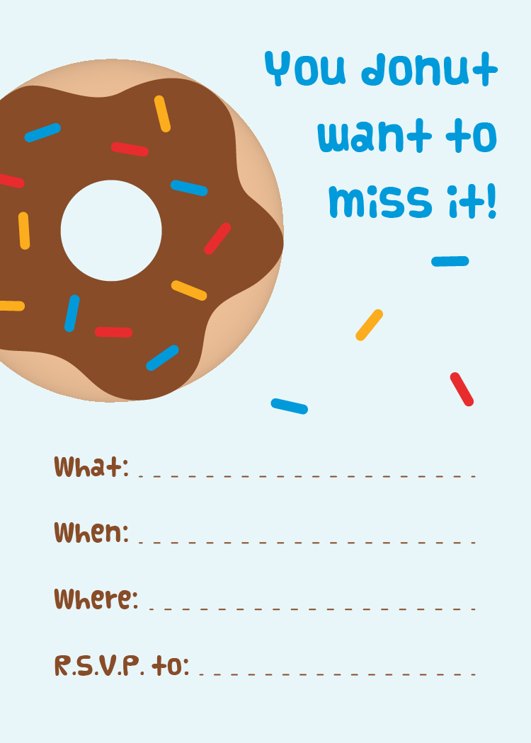 Printable Party Invites