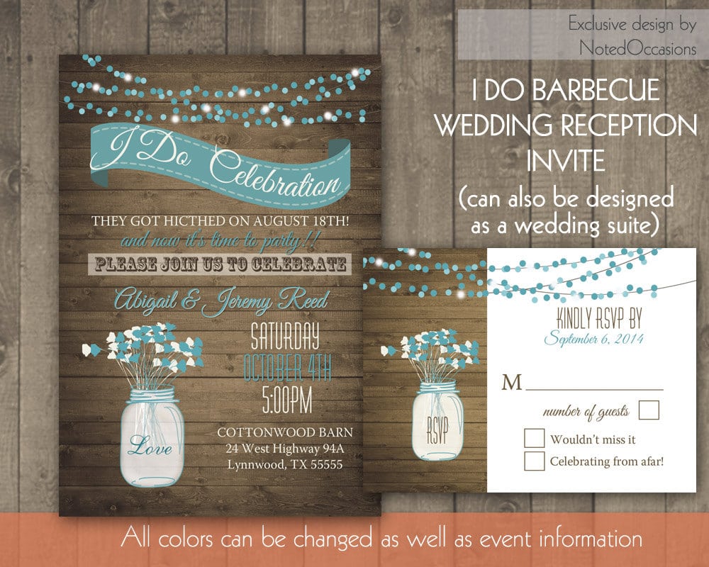 Reception Only Wedding Invitations