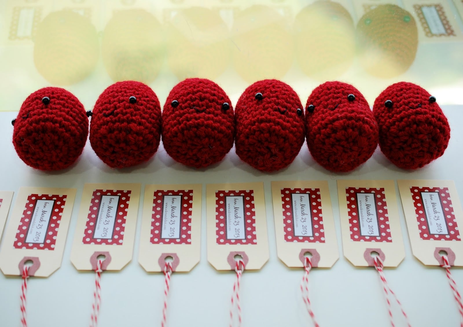 Red Egg And Ginger Party Favors