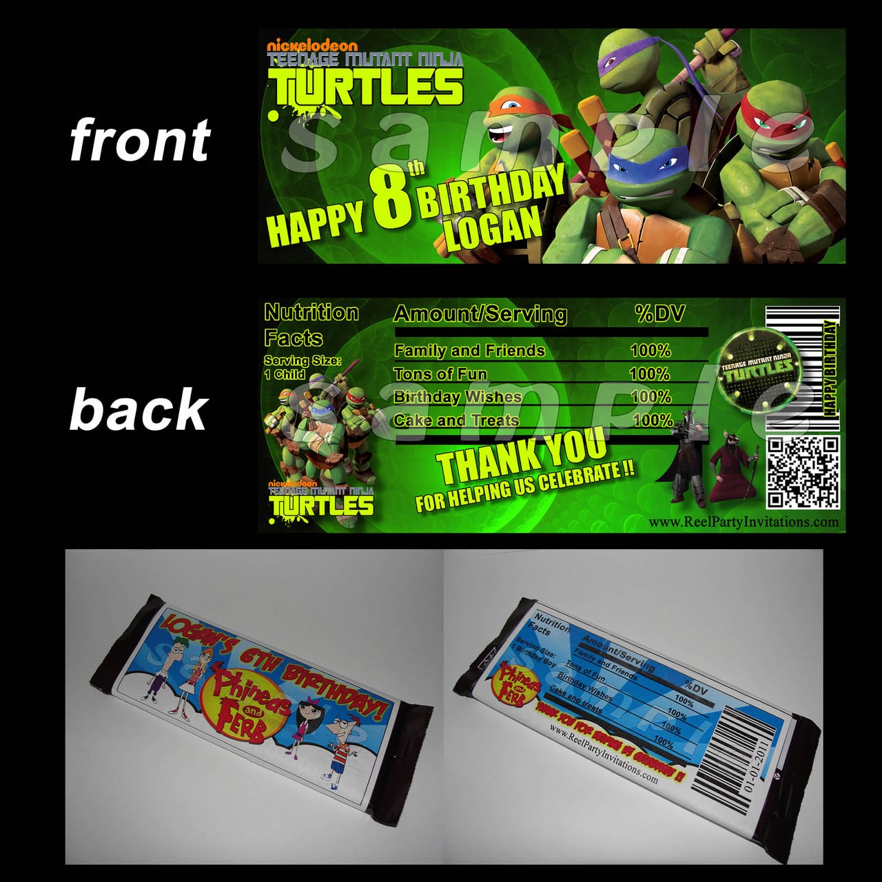 Reel Party Invitations