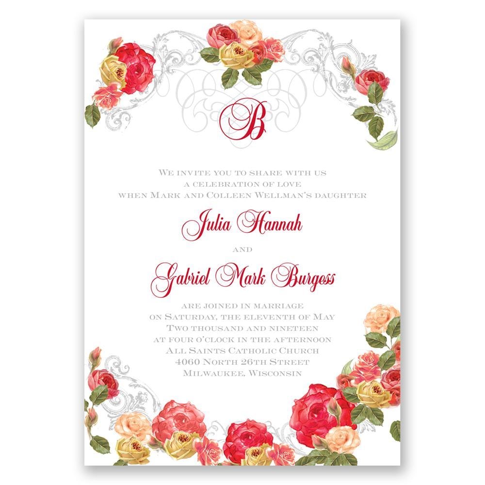 Royal Garden Invitation