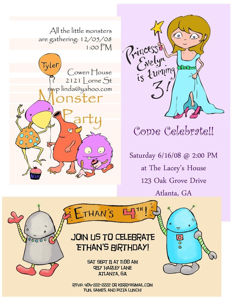 Sample Invitation Letter For Party  Birthday Party Invitation