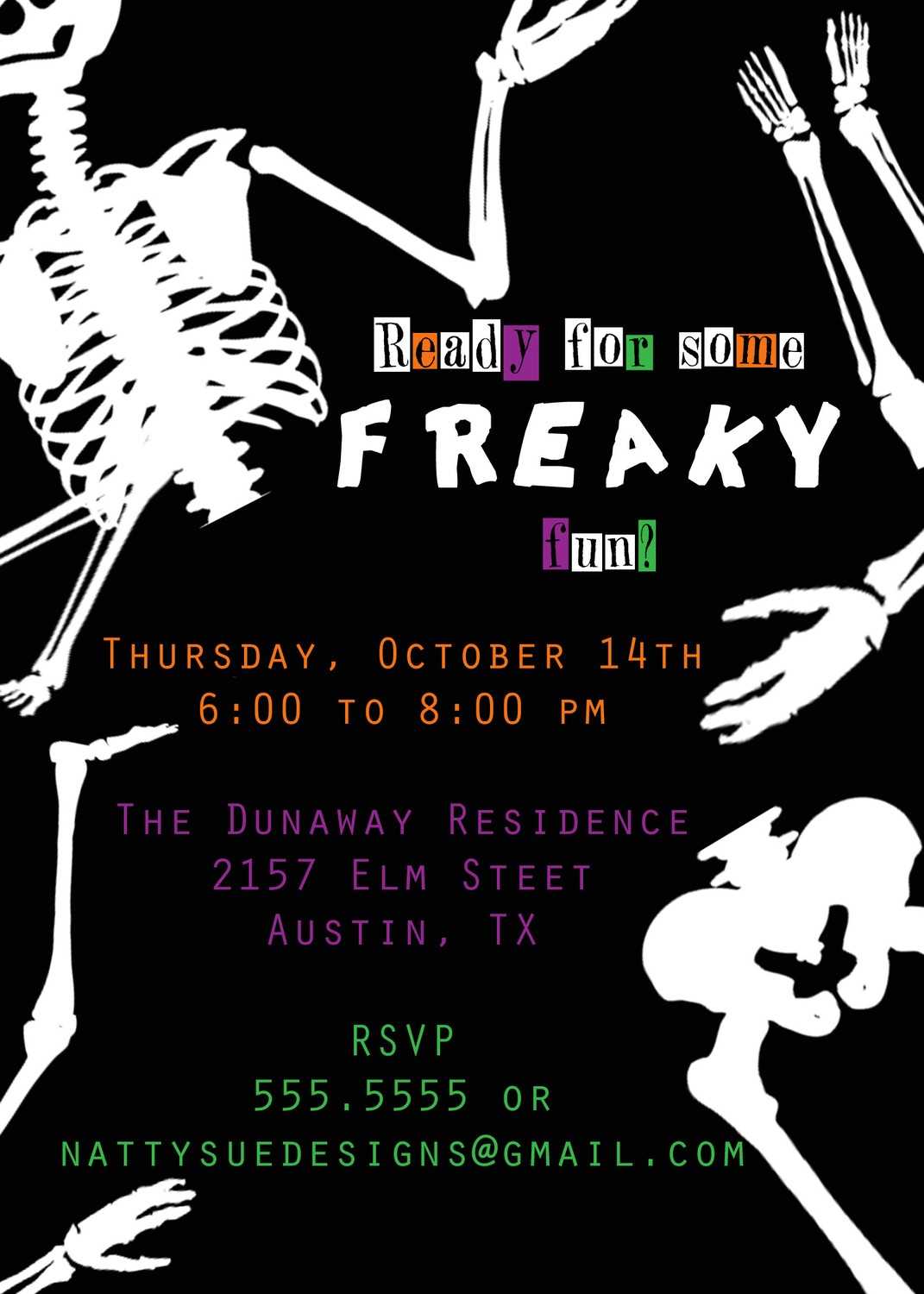 Scary Halloween Party Invitation Wording Cards Ideas With Scary