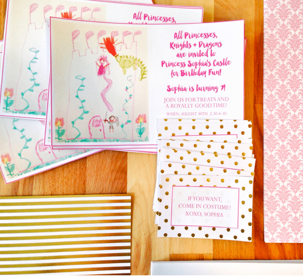 Sophia's 7th Birthday Invitation