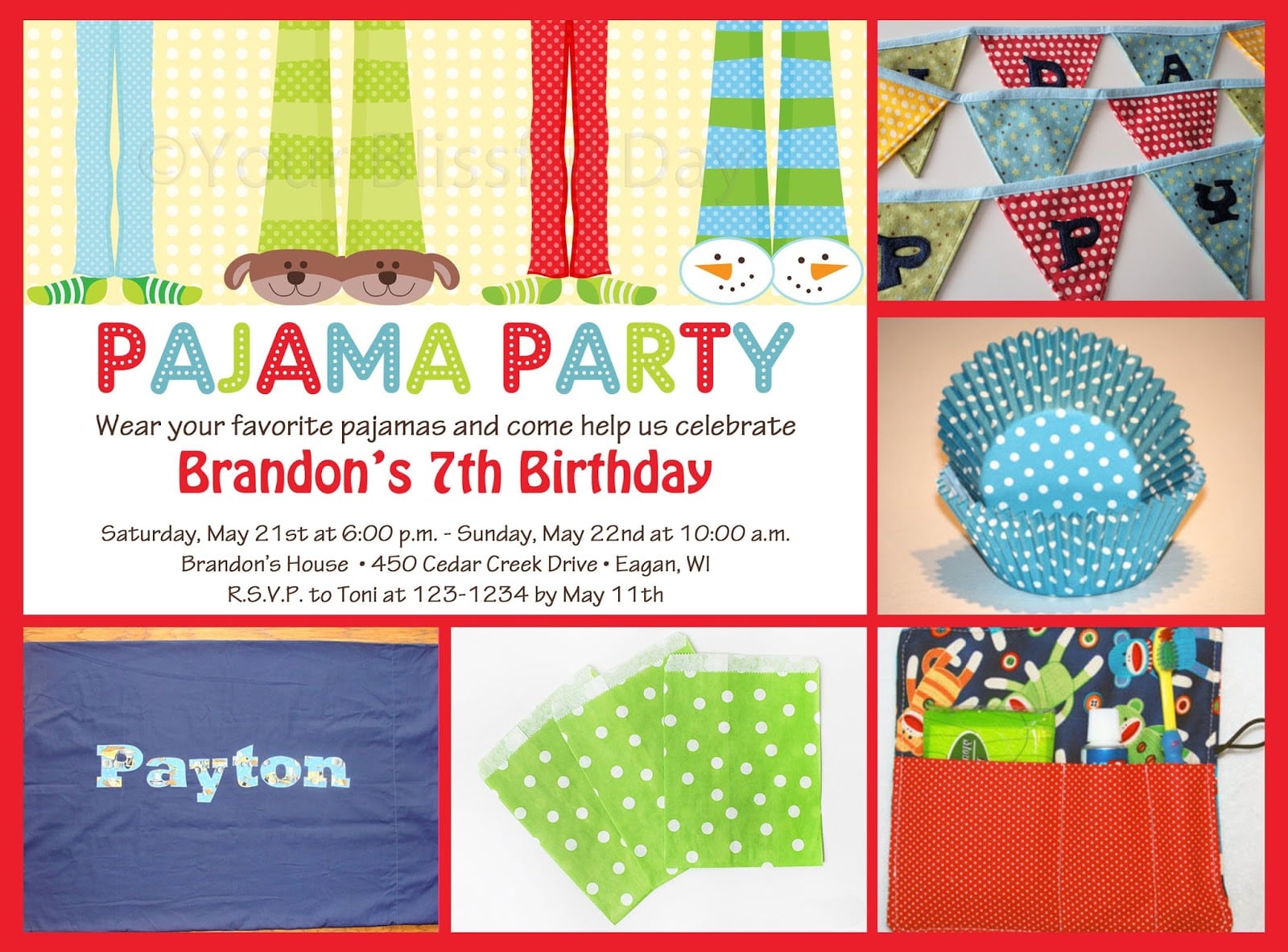 Splendid Pajama Party Invitations Wording Features Party Dress
